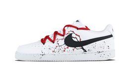 Nike Кроссовки Court Vision 1 Plum Blossom, износостойкие, низкие, для скейтбординга, унисекс, красные, черные dh2987-101（team1374-梅花） | red black