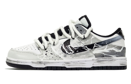 Nike Кроссовки для скейтбординга Dunk Six Eight, Thunder Low унисекс, черные, белые dd1391-100(team901-男女款雷霆) | black white