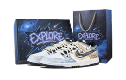 Nike Кроссовки для скейтбординга Dunk End Of The Long Day Low Top унисекс светло-коричневые hf5441-100(team1171-长昼尽头-礼盒） | tan