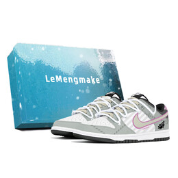 Nike Кроссовки для скейтбординга Dunk Joy Lemon, износостойкие и нескользящие, белые, унисекс dd1391-100(team778-潮酷滑板s-box) | white