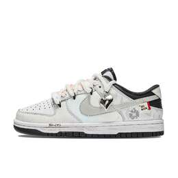 Nike Кроссовки для скейтбординга Dunk, унисекс, низкие, голубые dd1391-100(team202-破碎心轮） | cyan white