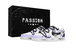 Nike Кроссовки Court Vision 1 Starry Sky Guardian Box с низким верхом, устойчивые к истиранию, унисекс, фиолетово-белые dh2987-101(team1282-星空守护者-礼盒款） | purple white