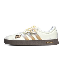 Adidas Кроссовки для скейтбординга VL COURT 2.0 WAO, износостойкие, низкие, унисекс, желто-коричневые id6015（team531-小熊蛋堡） | yellow brown