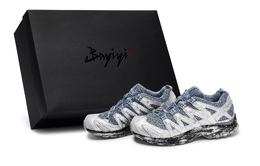 Salomon Кроссовки XA PRO 3D Outdoor унисекс с низким верхом, черные/синие/серебристые 477736(team80-男女同款凛冬雪域s-box) | black blue silver