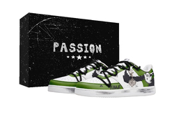 Nike Кроссовки для скейтборда Court Vision 1 Jungle Guardian Box, износостойкие, низкие, унисекс, зеленые, белые dh2987-101(team1282-丛林守护者-礼盒款） | green white