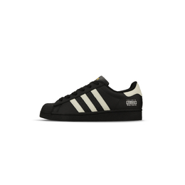 Adidas Низкие износостойкие кроссовки для скейтбординга SUPERSTAR, унисекс, бежево-черные eg4959(team333-男女款黑胶) | beige black