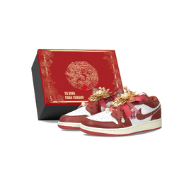 Jordan Баскетбольные кроссовки Air 1 Vintage, унисекс, низкие, белые fj3465-160(team501-锦时s-box) | red