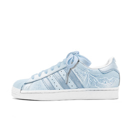 Adidas Низкие износостойкие кроссовки для скейтбординга SUPERSTAR Ocean Song, унисекс, синие eg4958(team499-海洋之歌） | blue