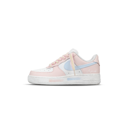 Nike Кроссовки для скейтбординга Air Force 1, износостойкие, женские, розово-синие dd8959-100(team333-女款) | pink blue