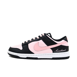 Nike Кроссовки для скейтбординга Dunk Sweetheart Low унисекс, черные, розовые dd1391-100(team271-sweetheart) | black pink