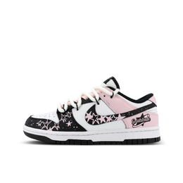 Nike Кроссовки для скейтбординга Dunk Gorilla Jester XJDD Pink Galaxy Low унисекс, черно-розовые dd1503-101（team1369-粉色星河） | black pink