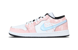Jordan Баскетбольные кроссовки Air 1 Sparse Shadow Vintage, унисекс, розовые dc0774-101（team1171-疏影） | pink