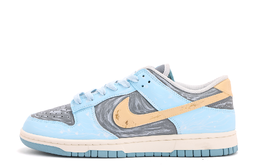 Nike Кроссовки для скейтбординга Dunk Coverage с противоскользящим покрытием и износостойкими подошвами, мужские, белые, синие hf5441-001(team拾伍-男款白蓝七一) | sky blue
