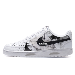 Nike Кроссовки Court Vision 1 для скейтбординга, износостойкие, белые, унисекс cd5463-101(team10- 渊虚之羽2) | white
