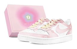Nike Кроссовки для скейтбординга Court Borough женские, низкие, розовые bq5448-100（team88-眠眠星光s-box) | pink