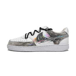 Кроссовки для скейтборда Court Vision 1 Imperfect Ego Cushioning Low Top унисекс серые Nike, Gray cd5463-101(team61-不完美本我） | gray