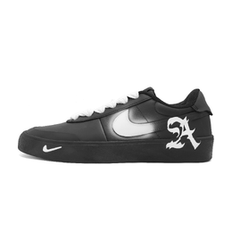 Nike Кроссовки для скейтбординга Court Shot Blank, устойчивые к истиранию, низкие, унисекс, черные, белые fq8146-001(team1358-空白） | black white