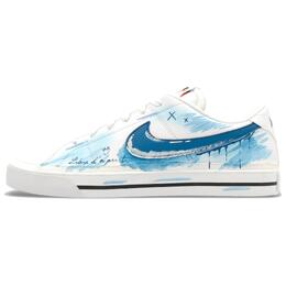 Nike Кроссовки для скейтбординга Court Legacy, унисекс, низкие, белые/синие dh3162-100（team1020-自由风暴m） | blue