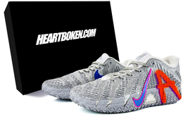 Nike Баскетбольные кроссовки Ja Morant 3 Suixin, Flash Silver, с амортизацией Box Cushioning, износостойкие, унисекс, серебристо-серые hf2794-100(team45-闪银礼盒) | gray
