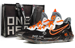Баскетбольные кроссовки KD Trey 5 IX Mid top Unisex Sun Orange Nike, Sun Orange Shopping Bag cw3402-011(team400-黑武士男女款橙) | sun orange shopping bag