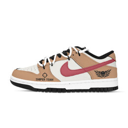 Nike Кроссовки для скейтбординга Dunk Shadow Sniper с противоскользящим покрытием, устойчивые к истиранию, низкие, унисекс, желтые, белые, черные hf5441-100（team971-狙影枪手） | yellow white black