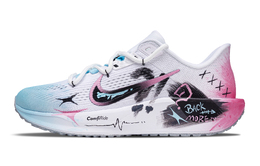 Nike Кроссовки Quest 6 с амортизацией, дышащие, легкие, низкие, повседневные, для бега на короткие дистанции, унисекс, сине-белые fd6033-100(team28-午夜幻想) | neon pink