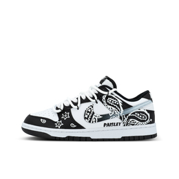Nike Кроссовки для скейтбординга Dunk Xingji Prankster XJDD Street Paisley Low унисекс, черно-белые hf5441-100（team1369-街头腰果花） | black white