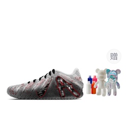 Nike Баскетбольные кроссовки Ja Morant 3 Shadow Of Scarlet, Fluid Bear, износостойкие, низкие, унисекс, серо-красные hf2794-100(team773-猩红之影-流体熊) | gray red (giveaway)