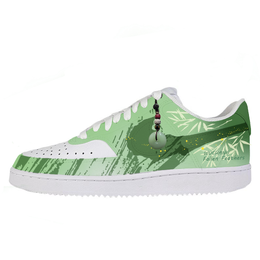 Nike Кроссовки Court Vision 1 с низким верхом для скейтборда, устойчивые к истиранию, унисекс, белые, зеленые cd5463-101(team10- 渊虚之羽5) | white green