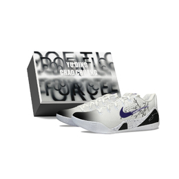 Nike Баскетбольные кроссовки Kobe 9 унисекс низкие фиолетовые ih1401-100(team501-墨竹踏云s-box) | white purple