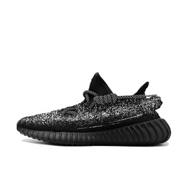 Кроссовки Yeezy Boost 350 V2, повседневные, унисекс, низкие, серебристые Adidas, Black hq4540（team-1432 满天星) | black