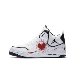 Jordan Баскетбольные кроссовки Courtside 23 Vintage, унисекс, средний размер, красные ar1000-100(team641-心跳感应） | white red