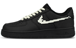 Nike Кроссовки Air Force 1 для скейтбординга, износостойкие, низкие, унисекс, черные cw2288-001（team1117黑像素） | black