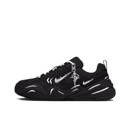 Nike Низкие повседневные кроссовки Tech Hera Silver Flame, унисекс, черно-белые fj9532-101（team856- 银焰） | black
