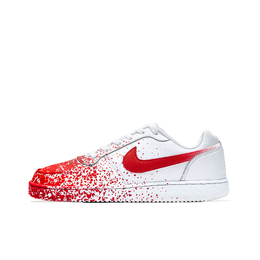 Nike Износостойкие, нескользящие, низкие кроссовки для скейтбординга EBERNON, унисекс, белые, красные aq1775-100(team941-幽灵战神) | war god red