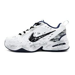 Nike Кроссовки Air Monarch 4 с износостойкой подошвой, массивные, унисекс, черные 415445-102(team1416-幽灵古堡) | black