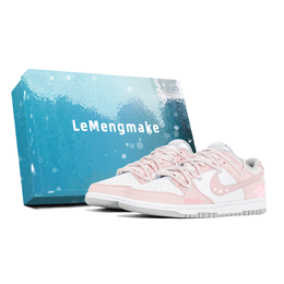 Nike Кроссовки для скейтбординга Dunk Slip с низким верхом, женские, розовые dd1503-103(team399-天使萌兔s-box) | pink