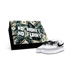 Nike Кроссовки для скейтбординга Court Vision 1 Low Top женские, белые, серые cd5434-100(team1265-beautybox) | white gray
