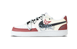 Nike Кроссовки Court Vision 1 Farewell Star Tone, износостойкие, низкие, для скейтбординга, унисекс, красные dh2987-101（team1374-临别星调） | red