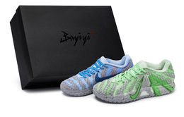 Nike Баскетбольные кроссовки Ja Morant 3 Cushioning Low top унисекс серо-голубо-зеленые hf2794-100(team80-男女款翠茵沧海sbox) | gray blue green