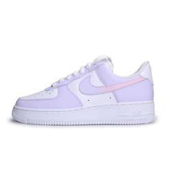 Nike Кроссовки Air Force 1 Air Force 1, синие, с рисунком кота, износостойкие, низкие, для скейтбординга, унисекс, фиолетово-розовые dd8959-100（team1093-紫粉空军） | purple pink