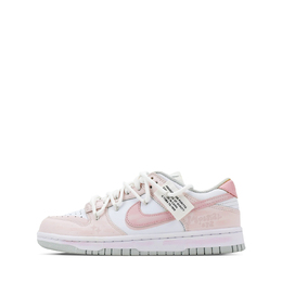 Nike Кроссовки для скейтбординга Dunk Low "PHOTON DUST" женские, милые, низкие, цвет белый, розовый dd1503-103（team120-白粉） | white pink