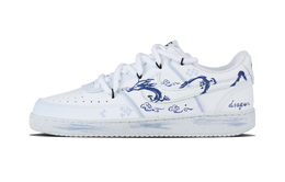 Nike Низкие износостойкие кроссовки для скейтбординга Court Vision 1 Cloud Dragon, синие, унисекс dh2987-101（team1374-云龙） | blue