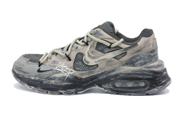 Nike Кроссовки Air Max Fusion Anti Slip с низким верхом, износостойкие, женские, цвет хаки-серый cj1671-105(team292-狂暴残局) | gray