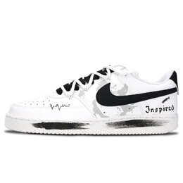 Nike Кроссовки для скейтборда Court Vision 1, износостойкие, низкие, унисекс, белые, черные dh2987-101（team883-黑白混淆） | white black