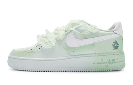 Nike Кроссовки для скейтбординга Air Force 1 Low Top GS White Green dh2920-111(team80-女款晚春茶事白绿)