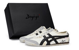 Onitsuka Tiger Кроссовки MEXICO 66 Slip 811 Manufacturing с противоскользящим покрытием, износостойкие, низкие, повседневные, унисекс, бежевые, черные, серые 1183a360-205(team80男女拓荒旅行sbox) | beige black