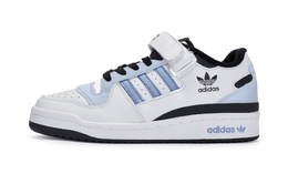 Adidas Низкие износостойкие кроссовки для скейтбординга FORUM унисекс, черные, синие fy7757(team85-亚亚海盐) | black