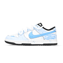 Nike Кроссовки для скейтбординга Dunk Stop At Front, устойчивые к истиранию, низкие, унисекс, синие, белые hf5441-100（team971-止步于前） | blue white