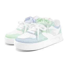 Комфортные, нескользящие, износостойкие, низкие кроссовки унисекс Anta, Blue Green Mismatched 922418001q-2(team703-琉璃恋蓝绿鸳鸯) | blue green mismatched